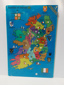 Wooden Ireland Map Puzzle