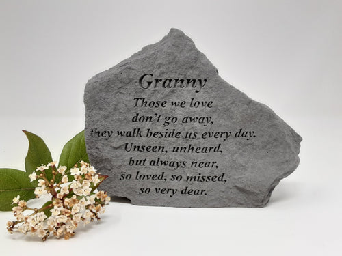 grave stone plaque- granny