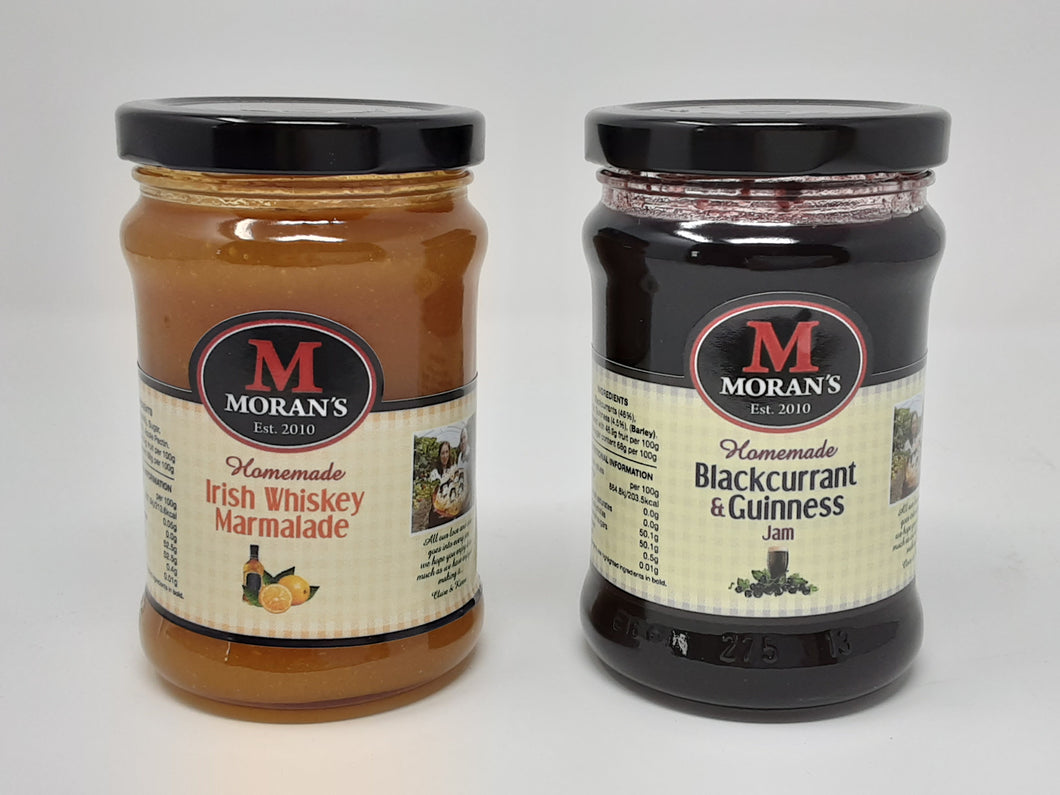 Moran's jam - irish whiskey marmalade, blackcurrant & guinness