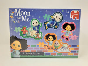 MOON AND ME – 4 IN 1 SHAPED PUZZLES