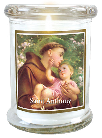 Saint anthony candle