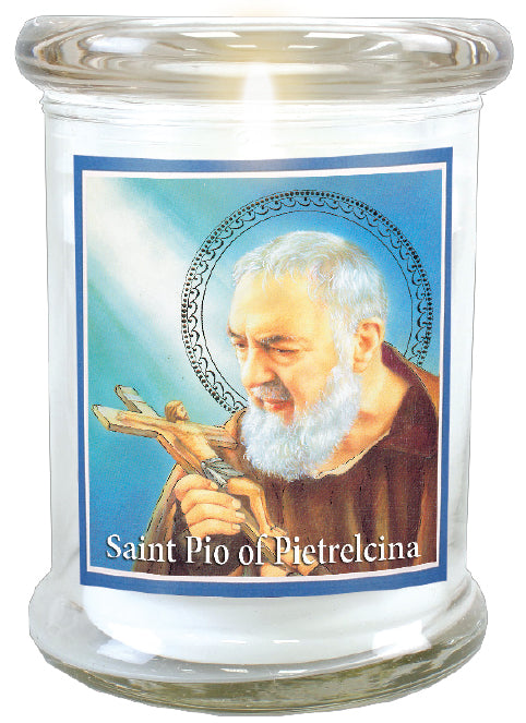 padre pio candle