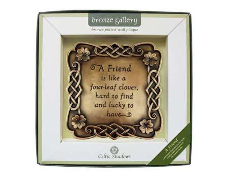 Bronze Gallery - A Friend Saying Plaque