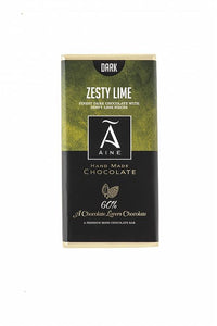 AINE HAND MADE CHOCOLATE 100g Dark Zesty Lime