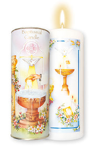 Boxed Baptismal Candle Baptism Candle Religious Candle ForgetMeNotGifts.ie