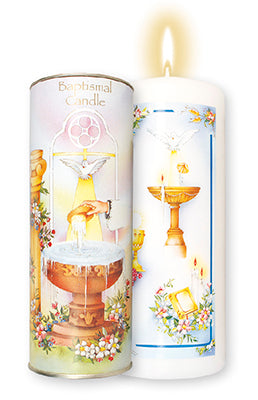 Boxed Baptismal Candle Baptism Candle Religious Candle ForgetMeNotGifts.ie