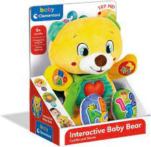 Load image into Gallery viewer, Clementoni Baby Interactive Baby Bear
