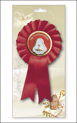 Confirmation Rosette with Pearl Medal (F1907)
