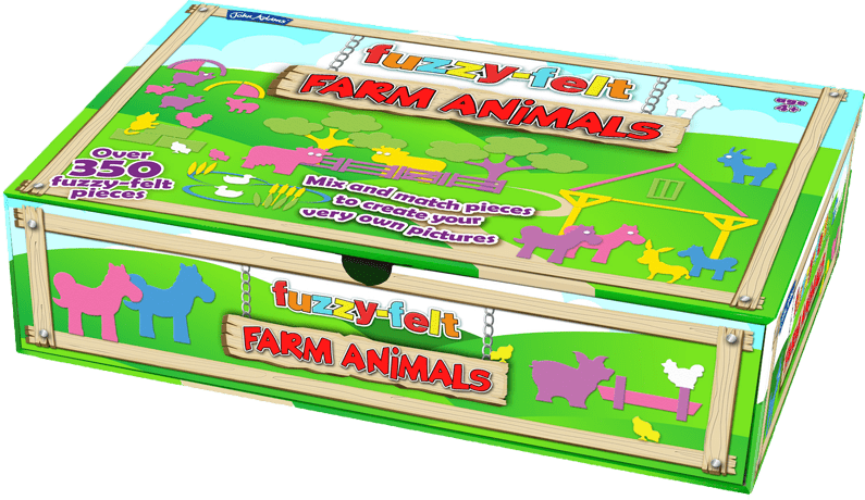 Fuzzy-Felt Farm Animals