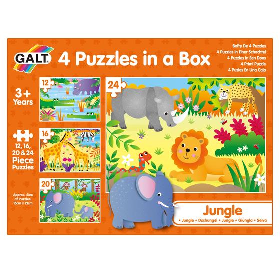 Galt 4 in a box puzzle - Jungle