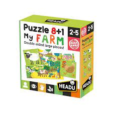 Headu Puzzle 8+1 Farm Puzzle
