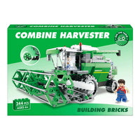 combine harvester building brick set