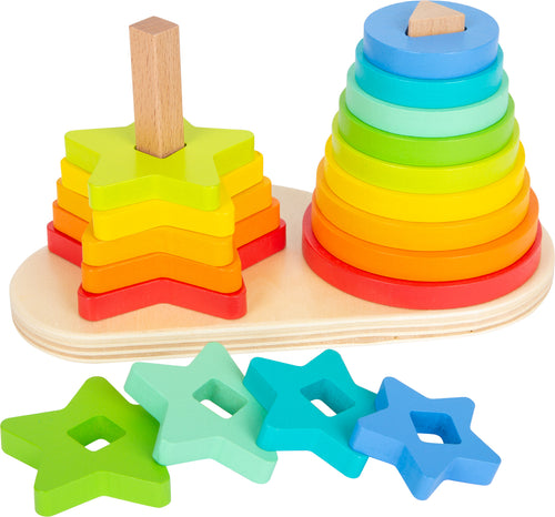 Legler Shape-Fitting Game Rainbow