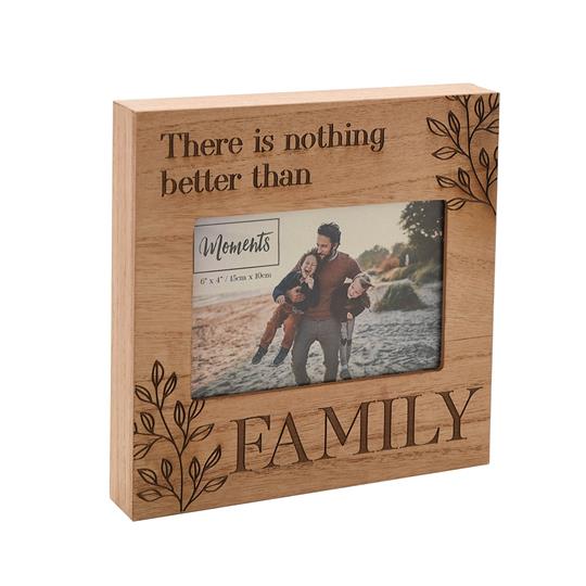 MOMENTS WOODEN FRAME - FAMILY