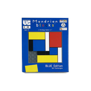 Mondrian Blue blocks