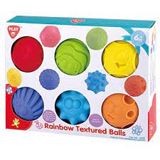 Playgo Rainbow Textured Balls