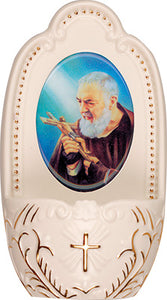 Porcelain Font/5 1/4 inch - Saint Pio (30195)