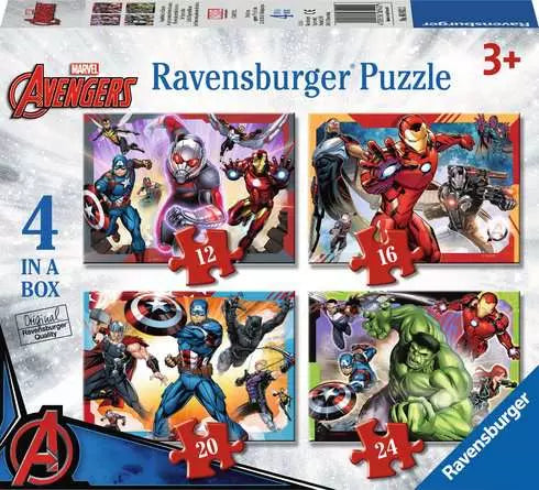 Ravensburger Avengers Assemble, 4 in a Box