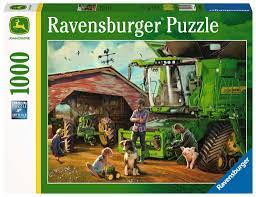 Ravensburger John Deere Then & Now 1000 piece Jigsaw Puzzle