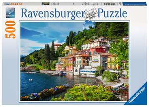 Ravensburger Lake Como, Italy, 500pc puzzle
