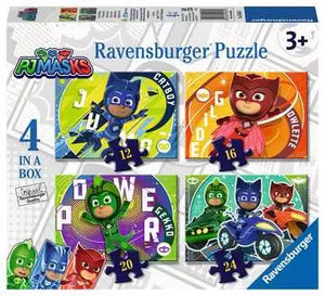 Ravensburger PJ Masks 4 in a Box (12, 16, 20, 24 piece) Jigsaw Puzzles