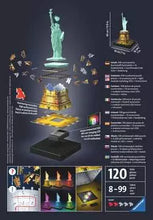 Load image into Gallery viewer, Ravensburger Statue of Liberty - Light Up 108 piece 3D Jigsaw Puzzle
