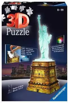 Ravensburger Statue of Liberty - Light Up 108 piece 3D Jigsaw Puzzle