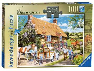 Ravensburger The Country Cottage, Large 100pc puzzle