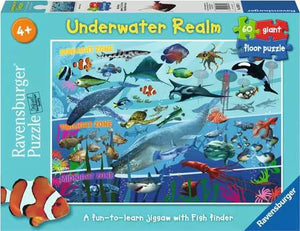 Ravensburger Underwater Realm Giant Floor Puzzle, 60pc