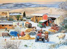 Ravensburger Winter on the Farm 1000 piece Jigsaw Puzzle