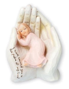 Resin Statue 6 1/2 inch – Palm of Hand/Girl