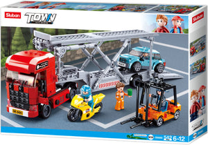 Sluban auto transporter 542 piece brick playset