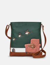 Load image into Gallery viewer, YOSHI CAT NAP BROWN LEATHER BRYANT CROSS BODY BAG
