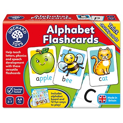Alphabet flash cards