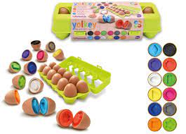 Play & Learn Yolkey Mix and Match Eggs